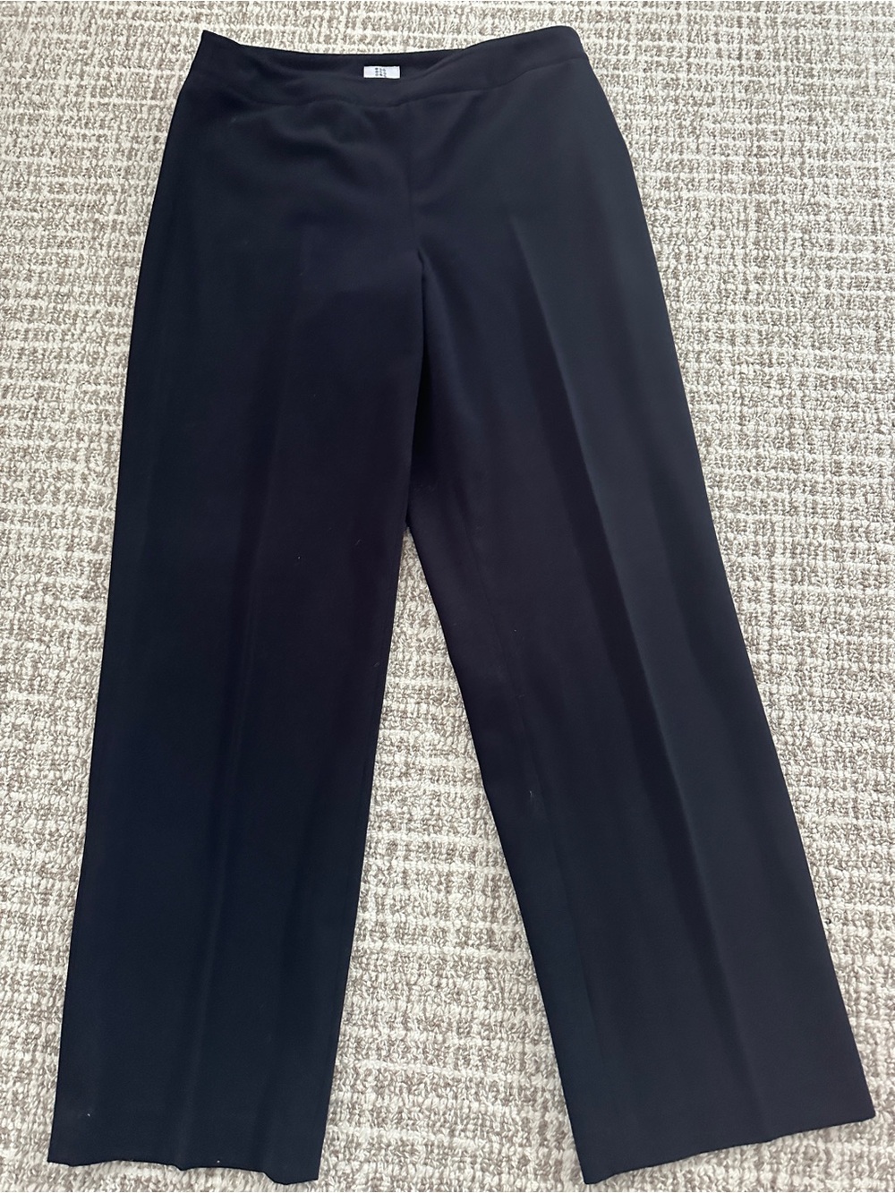 Apt. 9  Very Dark Navy Blue Straigth-leg Dress Women's Pants, Sz 12 Perfect cond